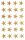 Z-Design 52419, Weihnachtssticker, Sterne, 1 Bogen/24 Sticker, 10 St.