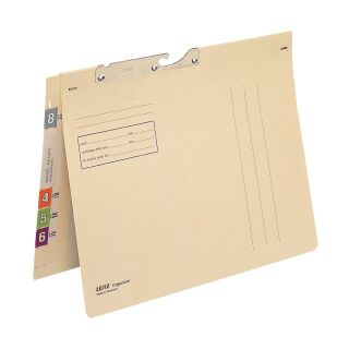 2134 Pendelhefter Orgacolor®, kfm. Heftung, Kraftkarton, chamois, 1 St.