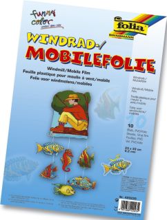 Fensterfolie - Mobile, 0,2 mm, 10 Stück, 35x 50 cm, 1 St.
