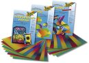Regenbogenpapier - 22,5 x 32 cm, 10 Blatt, einseitig...