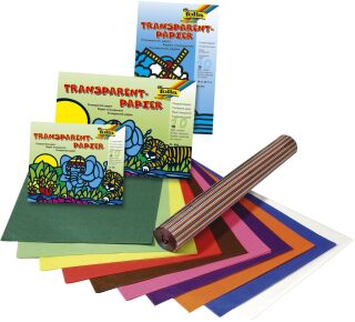 Transparentpapier - Heft, 14 x 20 cm, 42 g/qm, 10 Blatt, 25 St.
