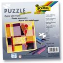 Puzzle - 25tlg., 21 x 21 cm, blanko, weiß, 1 St.