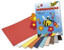 Moosgummi - 29 x 40 cm, 10 Farben sortiert, 1 St.