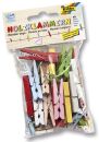 Wäscheklammer - Holz, farbgig sortiert, 48...