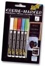 Kreidemarker - 5er Stifte Set, 1-2mm, 1 St.