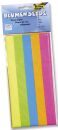 Blumenseide - 50 x 70 cm, 5 Bogen, farbig sortiert neon,...