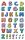 59334 Home Buchstaben Papier bunt 3 Bögen 96 Etiketten, 1 St.