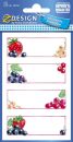 Z-Design 59550, Marmeladen Etiketten, Erdbeeren,...