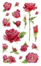 Z-Design 54337, Deko Sticker, Rosen, 3 Bogen/54 Sticker,...