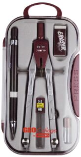 College Schnellverstellzirkel Set, FLP, Radierer, Minendose HB, Minen, 1 St.