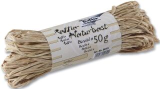 Naturbast Raffia - matt, natur, 50 g, 1 St.