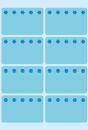3773 Tiefkühletiketten blau 26x40 mm Eiskristalle 48...