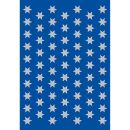 4058 Sticker DECOR Sterne 6-zackig, silber Ø 8 mm,...