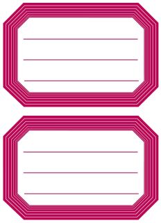 5712 Schuletiketten neutral roter Rand 82x55 mm, 1 St.