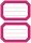 5712 Schuletiketten neutral roter Rand 82x55 mm, 1 St.