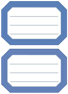 5714 Schuletiketten neutral blauer Rand 82x55 mm, 1 St.