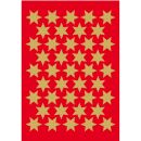 3903 Sticker DECOR Sterne 6-zackig, gold Ø 14 mm, 10 St.