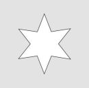 3904 Sticker DECOR Sterne 6-zackig, gold Ø 16 mm,...
