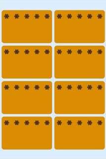 3774 Tiefkühletiketten orange 26x40 mm Eiskristalle 48 St., 1 St.