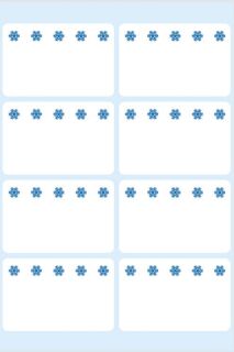 3770 Tiefkühletiketten weiß 26x40 mm Eiskristalle 56 St., 1 St.