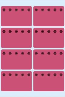 3772 Tiefkühletiketten rot 26x40 mm Eiskristalle 48 St., 1 St.