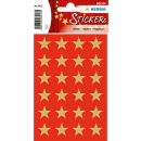 3413 Sticker DECOR Sterne 5-zackig, gold Ø 15 mm,...