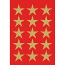 3414 Sticker DECOR Sterne 5-zackig, gold Ø 22 mm,...