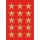 3414 Sticker DECOR Sterne 5-zackig, gold Ø 22 mm, 10 St.
