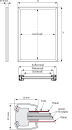 LED Leuchtrahmen Slim Frame doppels., DIN A3