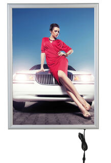 LED Outdoor Leuchtrahmen eins., DIN A3