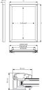 LED Outdoor Leuchtrahmen eins., DIN A3