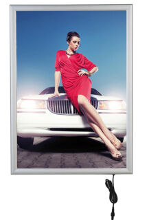 LED Outdoor Leuchtrahmen eins., DIN A2