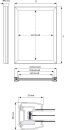 LED Outdoor Leuchtrahmen doppels. , DIN A2