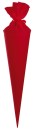 Schultüte Buntkarton - rund, rot, 70 cm, 1 St.