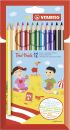 Dreikant-Buntstift - Trio dick - 12er Pack - mit 12...