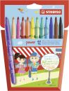 Filzstift - power - 12er Pack - mit 12 verschiedenen...