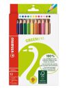 Umweltfreundlicher Dreikant-Buntstift - GREENtrio - 12er Pack - mit 12 verschiedenen Farben, 1 St.