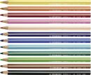 Umweltfreundlicher Dreikant-Buntstift - GREENtrio - 12er Pack - mit 12 verschiedenen Farben, 1 St.