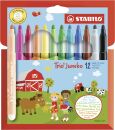 Dicker Filzstift - Trio Jumbo - 12er Pack - 12 Farben, 1 St.