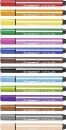 Gefederter Dreikant-Filzstift - Trio Scribbi - 14er Pack...