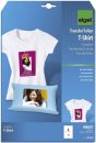 InkJet Transfer Folien für T-Shirts, für helle Textilien, 3 Folien, 1 St.