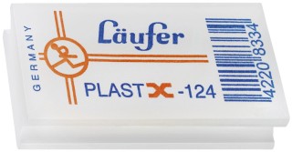 Radierer Plast X-Form, 40 St.
