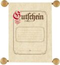 Gutschein im traditionellen Stil, DIN A5, 1 St.