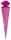 Bastelschultüte Buntkarton pink 70 cm, 1 St.