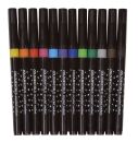 Faserschreiber, non-permanent, ca. 1-2 mm, Etui mit 12 Farben, 1 St.