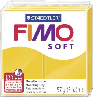 Modelliermasse FIMO® soft - 57 g, sonnengelb, 1 St.