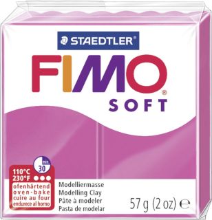 Modelliermasse FIMO® soft - 57 g, himbeere, 1 St.