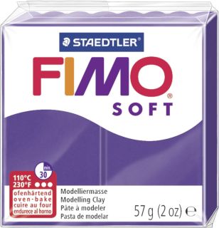Modelliermasse FIMO® soft - 57 g, pflaume, 1 St.