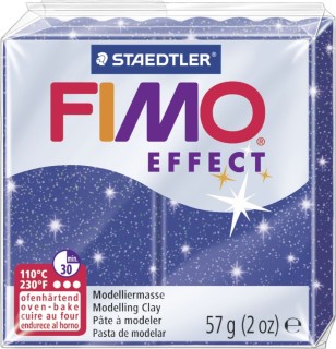 Modelliermasse FIMO® Effect - 57 g, glitter blau, 1 St.