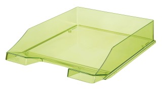 Briefkorb KLASSIK A4, grün-transparent, 1 St.